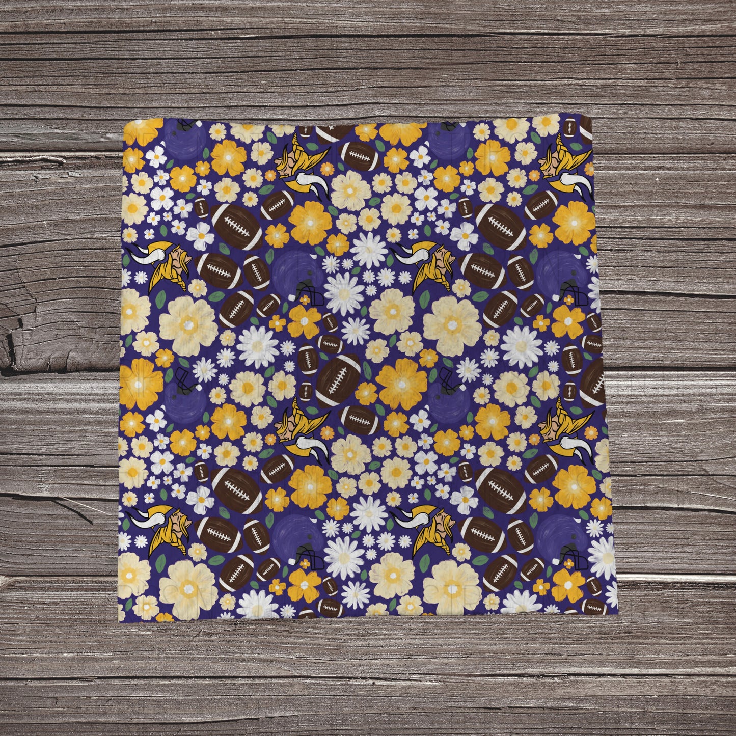 2025 Football - FLORAL | All 32 Teams Available | Fabric Strip | Bow Making | Scrunchies | Headwraps