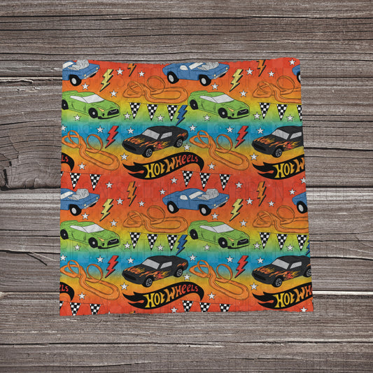 Bold Ombré Hot Wheels | Fabric Strip | Bow Making | Headwrap | Scrunchies