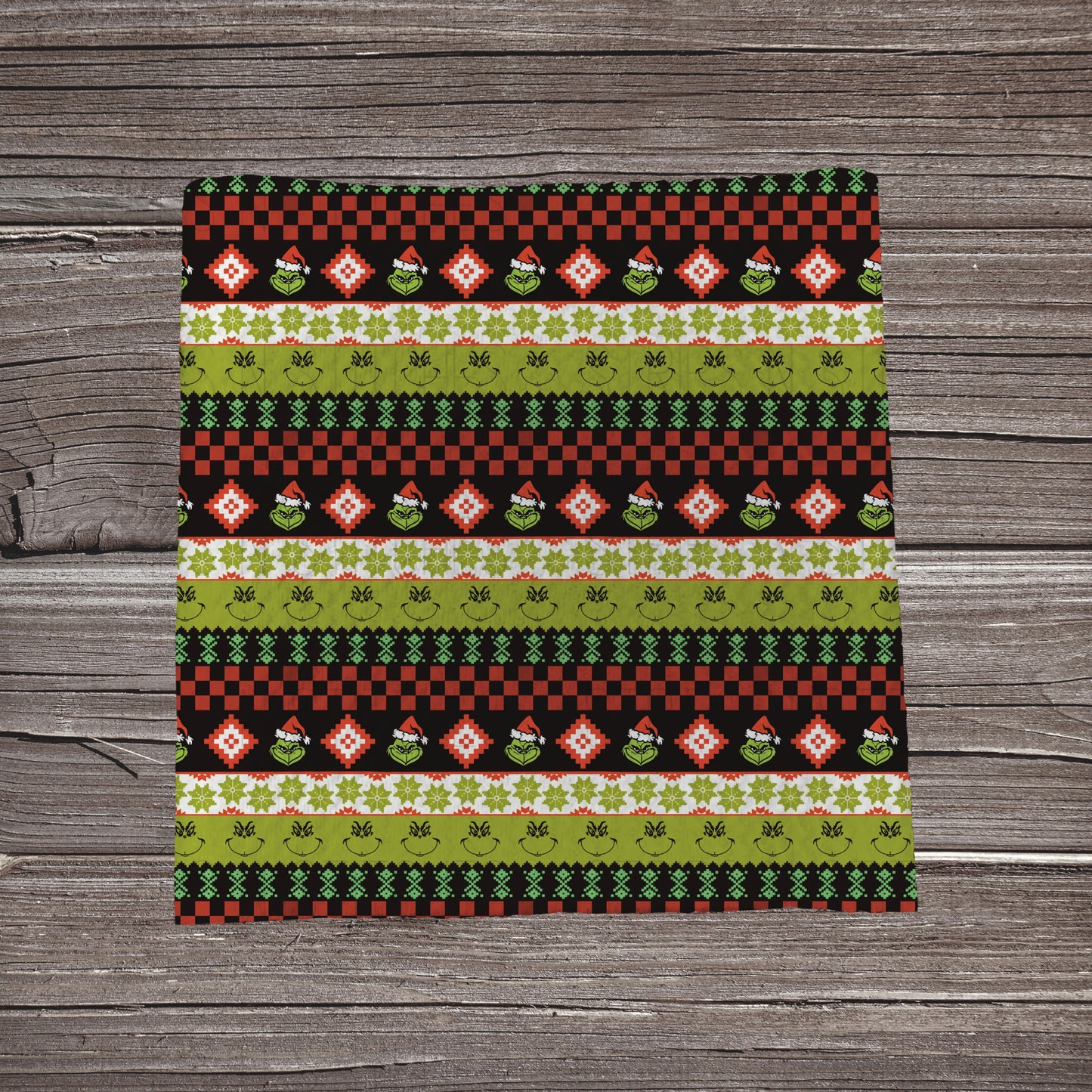 Grinch Christmas Sweater | Bullet Fabric Strip | Bow Making | Scrunchie |