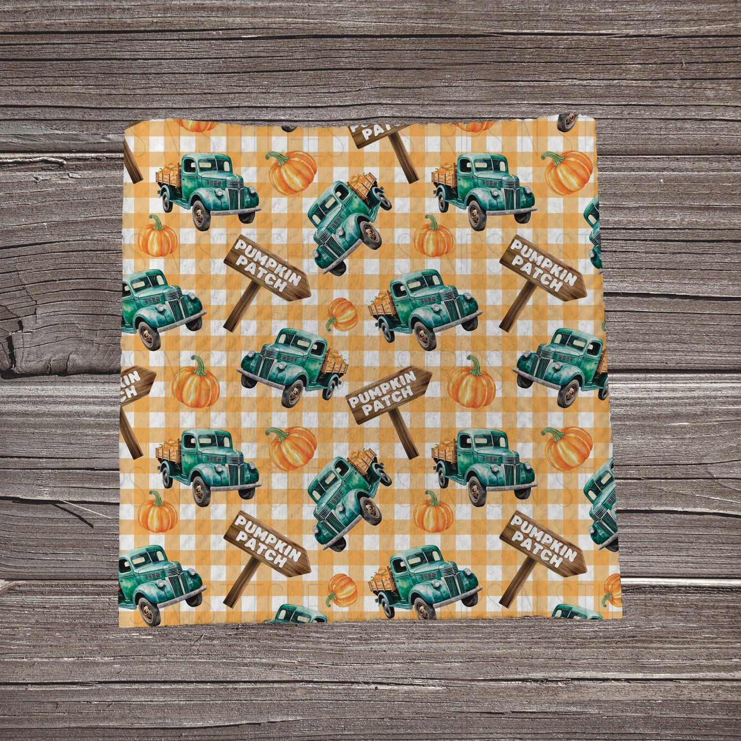 Checkered Pumpkin Patch | Bullet Fabric Strip | Bow Making | Scrunchie |