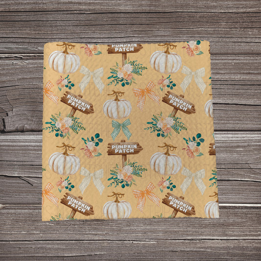 Peachy Pumpkin Patch and Bows | Bullet Fabric Strip | Bow Making | Scrunchie |