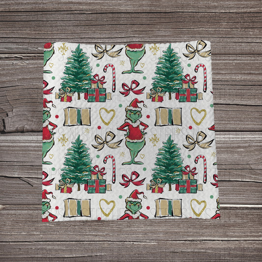 Green Guy & Sparkle Tree | Fabric Strip | Bow Making | Headwrap | Scrunchies