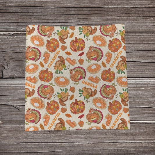 Boo-Gee Thanksgiving | Fabric Strip | Bow Making | Headwrap | Scrunchies