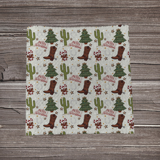 Cowboy Christmas | Bullet Fabric Strip | Bow Making | Scrunchie |