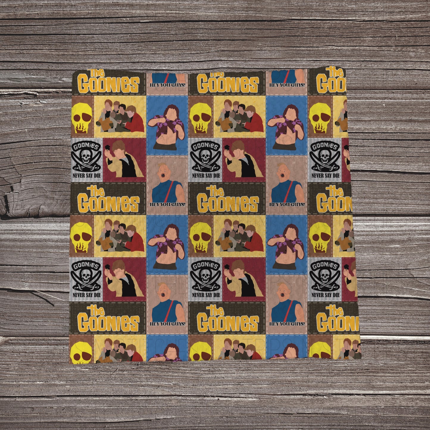 Goonies Patchwork | Fabric Strip- Bow Making- Headwrap- Scrunchies