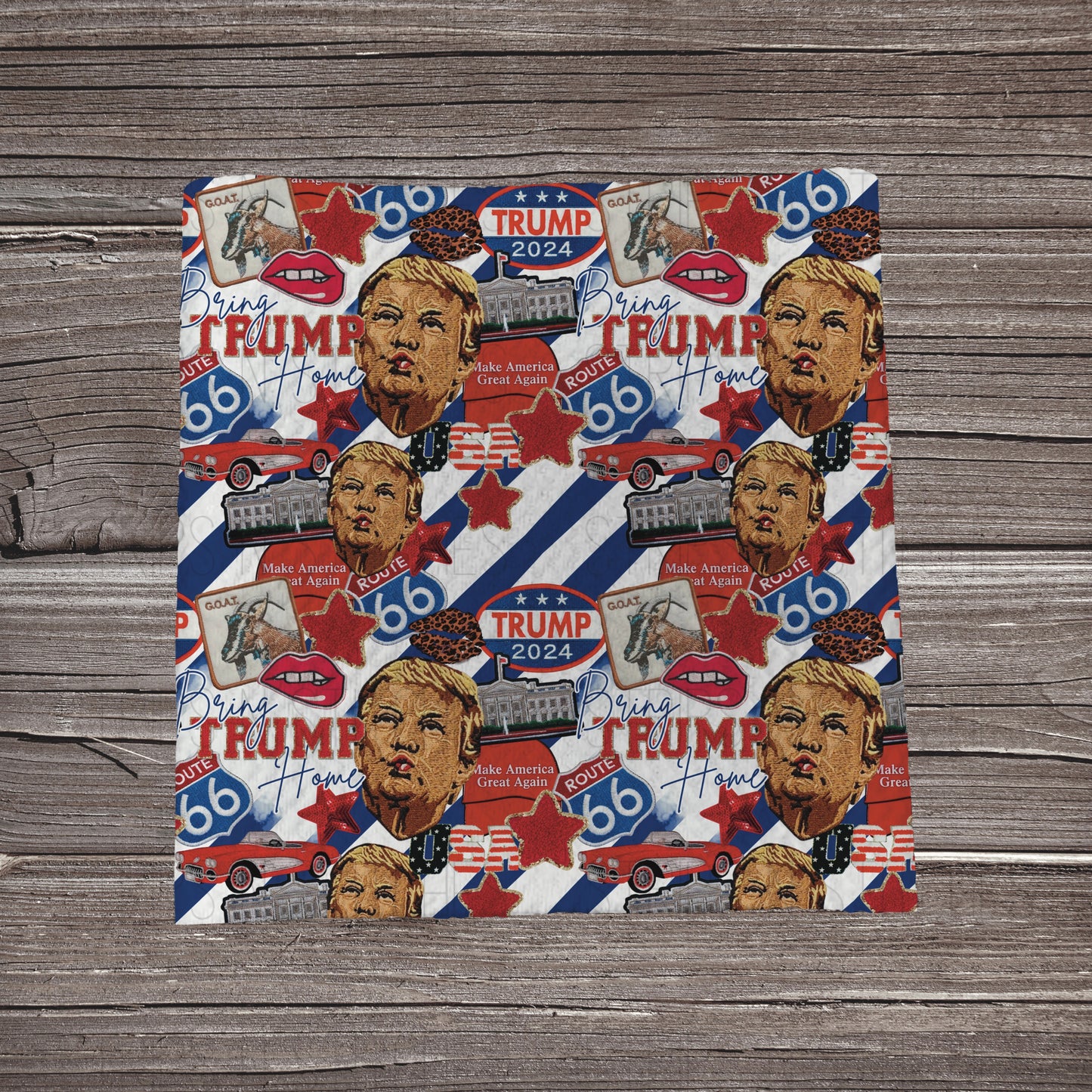 Trump Stacked | Bullet Fabric Strip | Bow Making | Scrunchie | Headwraps