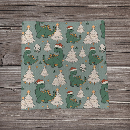 Christmas Dinos | Bullet Fabric Strip | Bow Making | Scrunchie | Headwraps