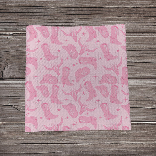 Pink Country Girl  | Bullet Fabric Strip | Bow Making | Scrunchie | Headwraps