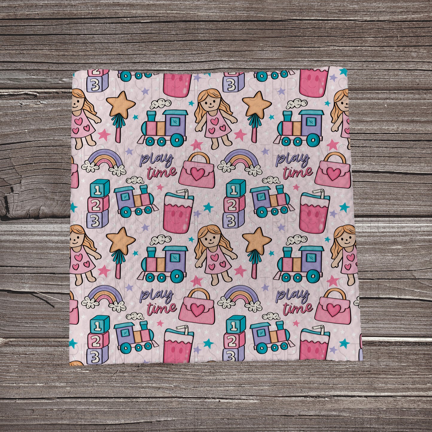 Pink Play Time | Bullet Fabric Strip | Bow Making | Scrunchie | Headwraps