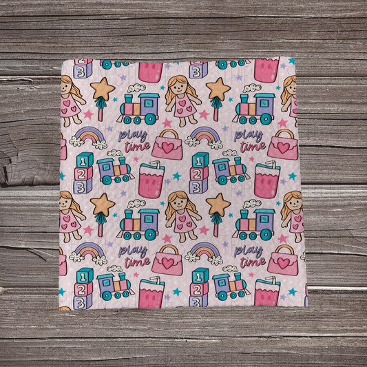 Pink Play Time | Bullet Fabric Strip | Bow Making | Scrunchie | Headwraps