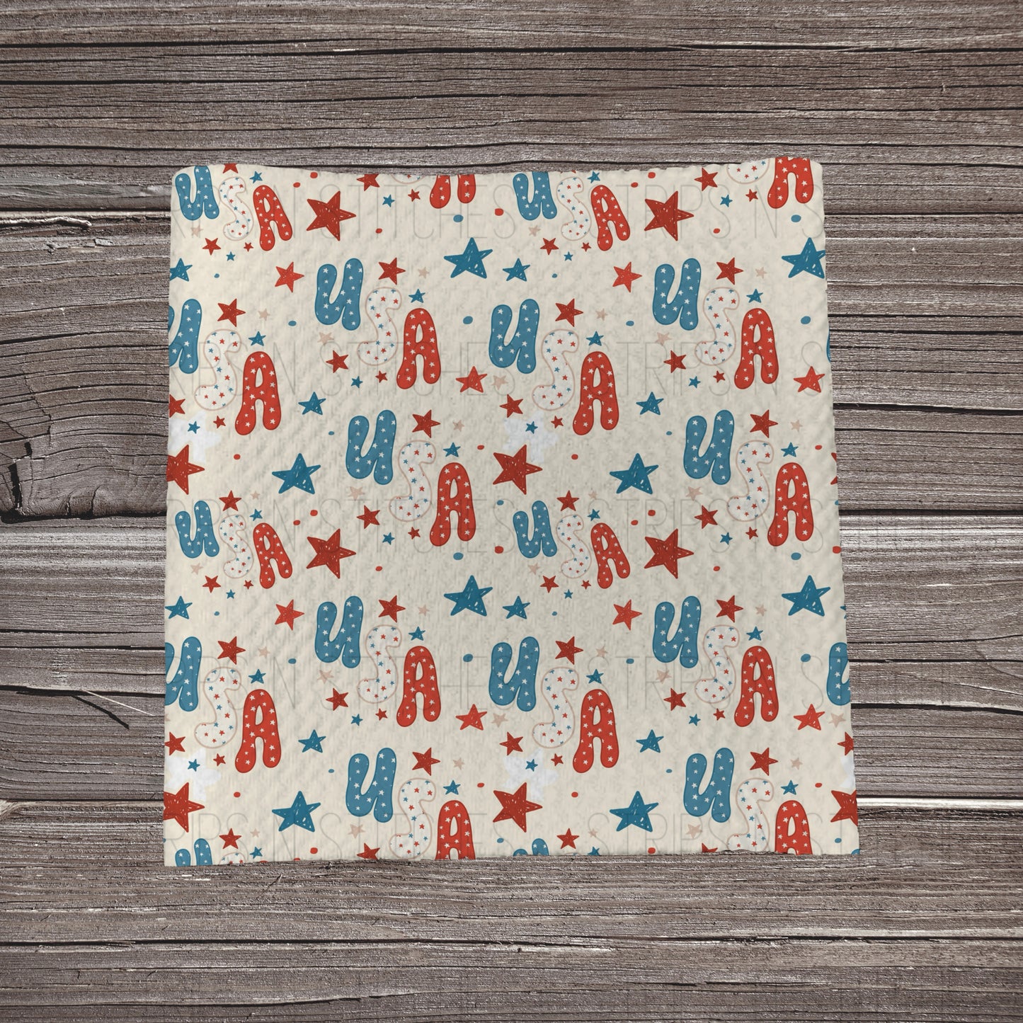 Muted USA Scatter Beige | Bullet Fabric Strip | Bow Making | Scrunchie | Headwraps