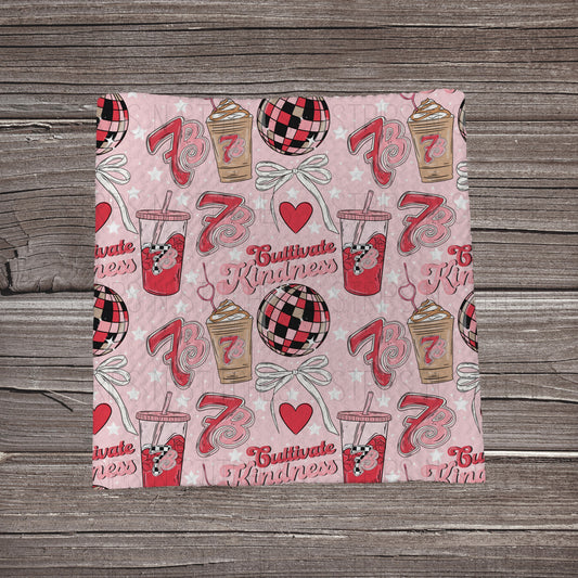 Pink Number Brew | Bullet Fabric Strip | Bow Making | Scrunchie | Headwraps