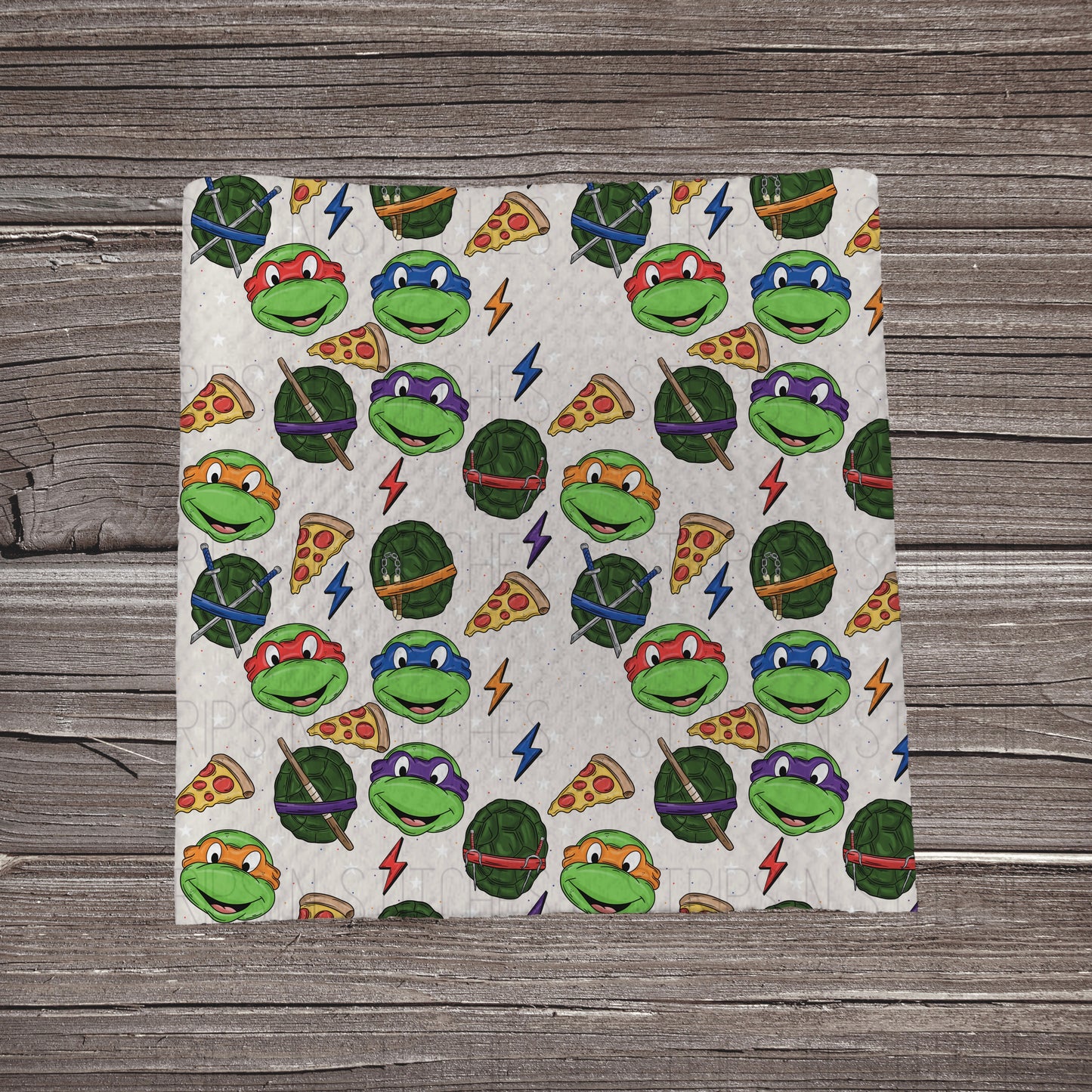 Beige Turtle Scatter | Bullet Fabric Strip | Bow Making | Scrunchie | Headwraps