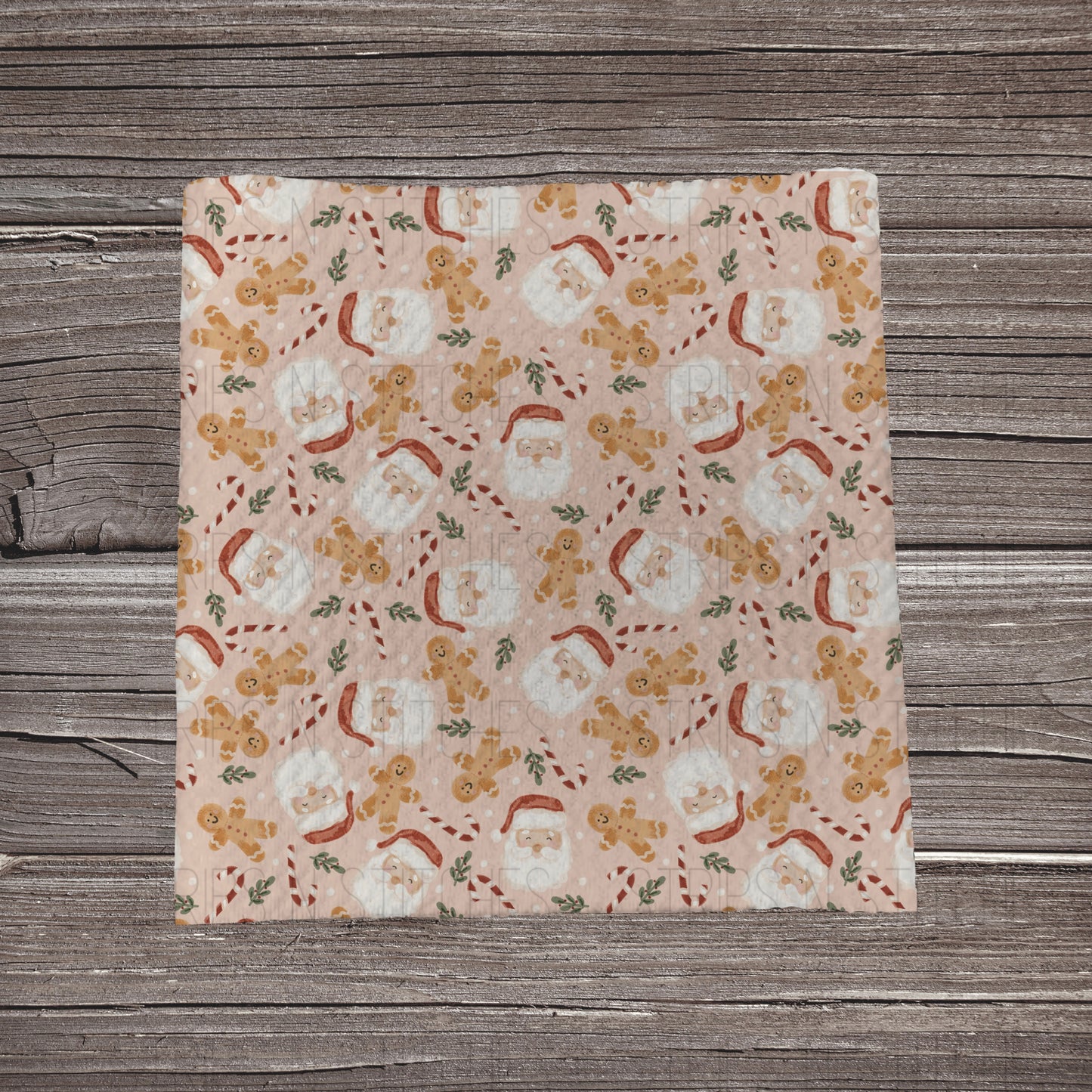 Watercolor Christmas Scatter- Tan | Bullet Fabric Strip | Bow Making | Scrunchie | Headwraps