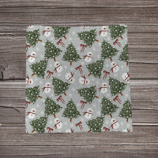 Winter Snowman | Bullet Fabric Strip | Bow Making | Scrunchie | Headwraps