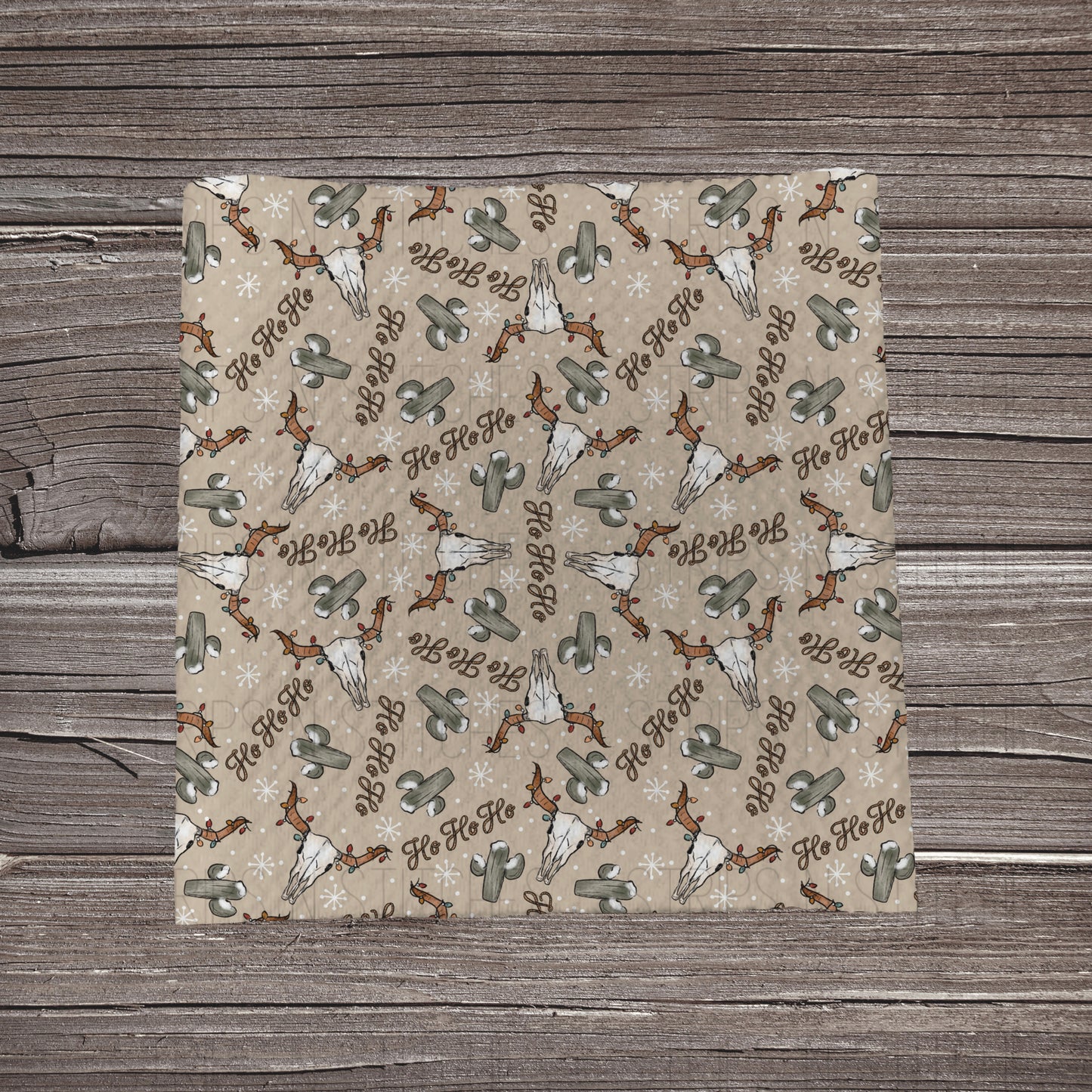 Christmas Cow Skulls | Bullet Fabric Strip | Bow Making | Scrunchie | Headwraps