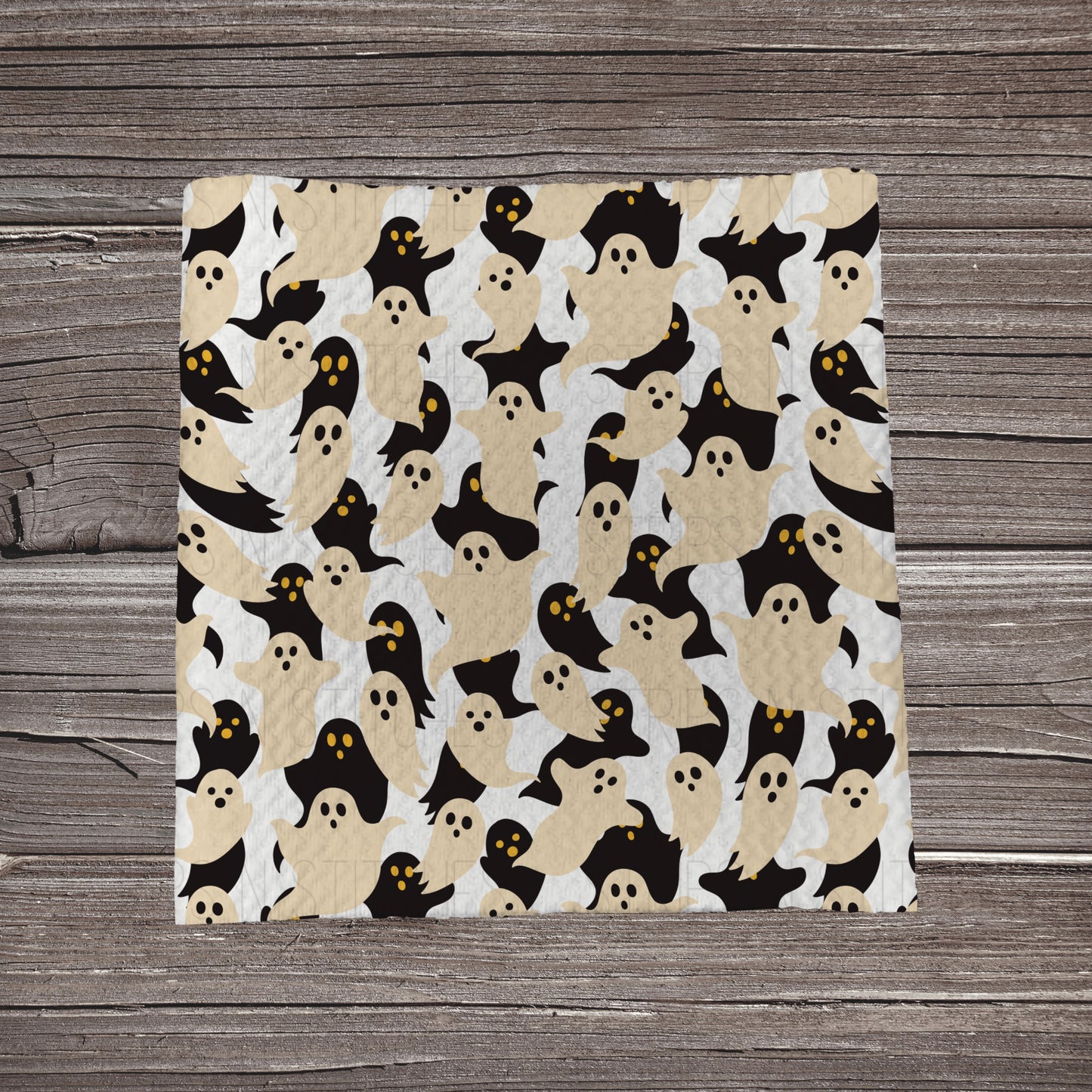 Stacked Ghosts | Fabric Strip- Bow Making- Headwraps- Scrunchies