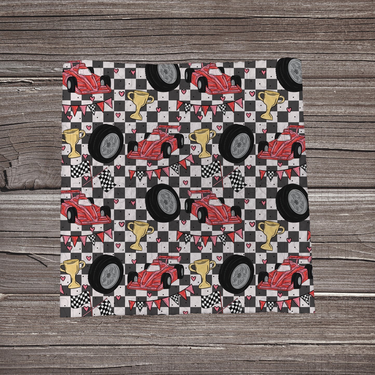 Checkered Valentine Race Day | Bullet Fabric Strip | Bow Making | Scrunchie | Headwraps