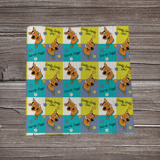 Checkered Scooby Dooby Doo | Fabric Strip- Bow Making- Headwrap