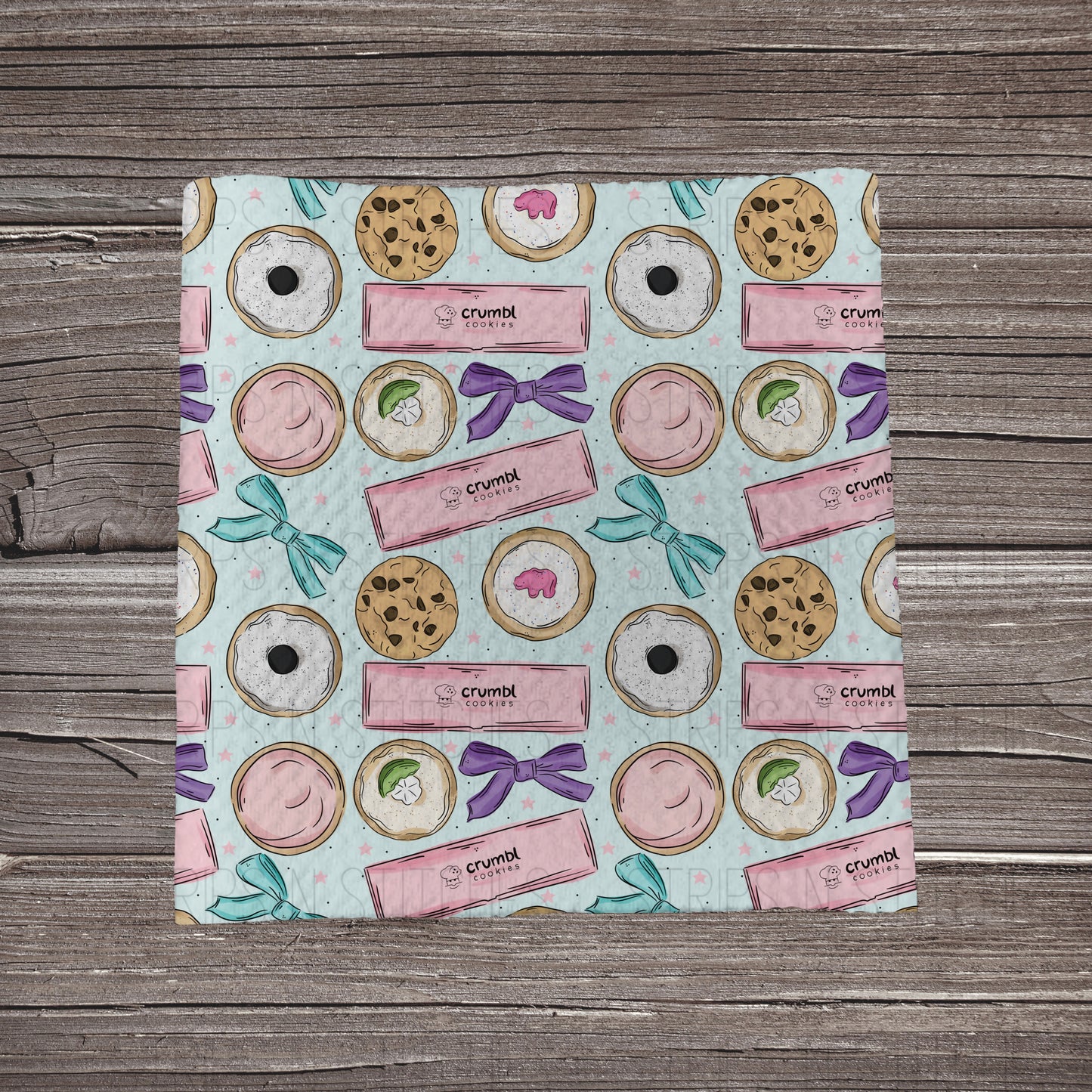 Cookie Crumbles- Mint | Bullet Fabric Strip | Bow Making | Scrunchie | Headwraps