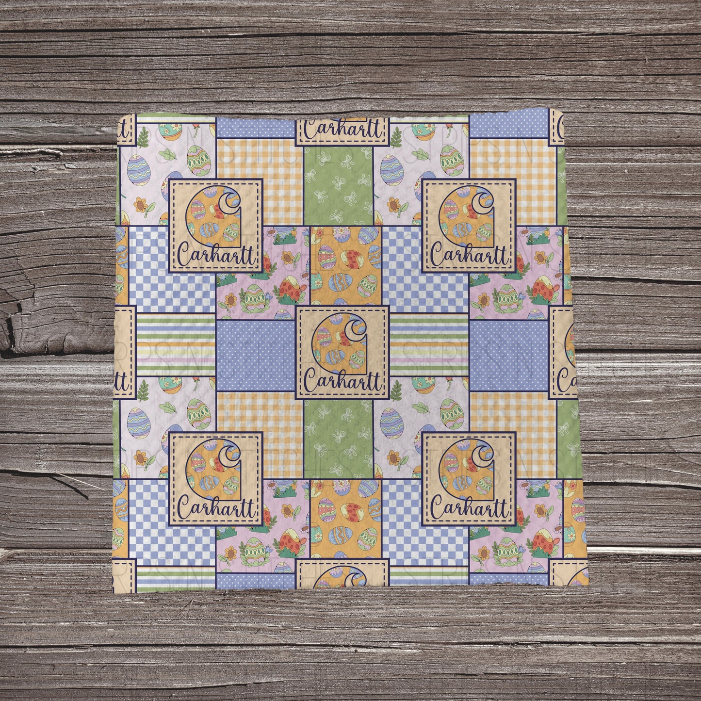 Easter Carhartt Patchwork | Bullet Fabric Strip | Bow Making | Scrunchie | Headwraps