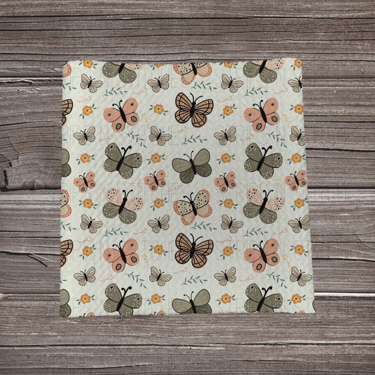 Neutral Butterflies | Bullet Fabric Strip | Bow Making | Scrunchie | Headwraps