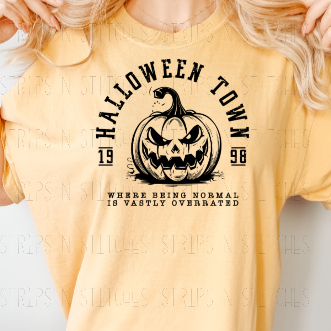 Halloween Town | Screen Print Transfer | Adult Size | Create Your Own Shirt