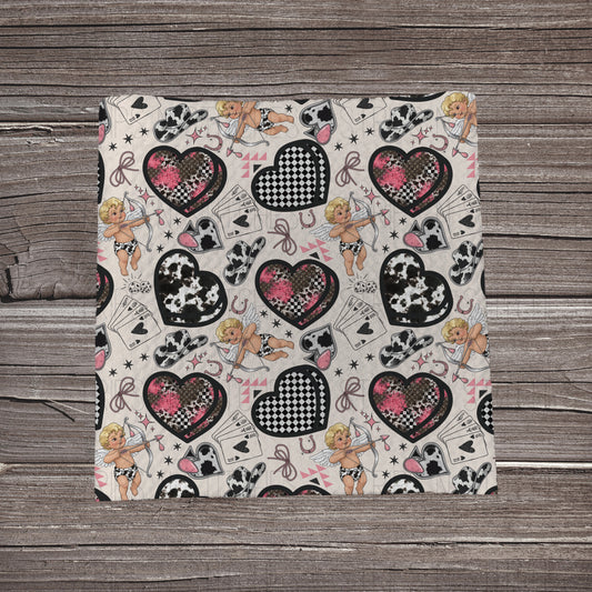 Western Cupid Pink | Bullet Fabric Strip | Bow Making | Scrunchie | Headwraps