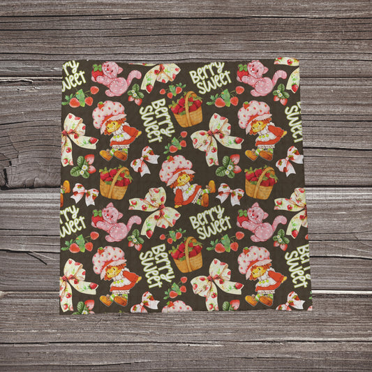 Vintage Berry Sweet Girl | Bullet Fabric Strip | Bow Making | Scrunchie | Headwraps