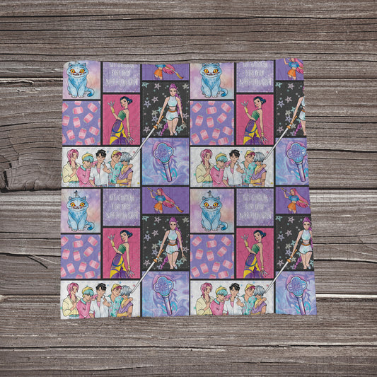 Fit Check Patchwork | Bullet Fabric Strip | Bow Making | Scrunchie | Headwraps