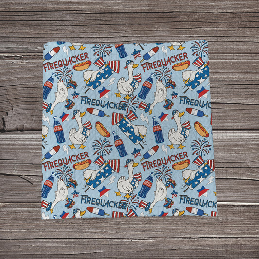 Firequackers | Bullet Fabric Strip | Bow Making | Scrunchie | Headwraps