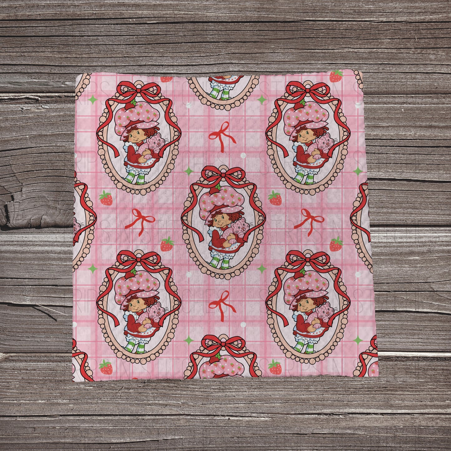 Strawberry Girl Bows | Fabric Strip | Bow Making | Headwrap | Scrunchies