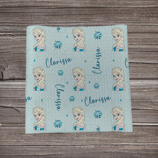 Elsa CUSTOM NAME *SHOP EXCLUSIVE* | Bullet Fabric Strip | Bow Making | Scrunchie | Headwraps