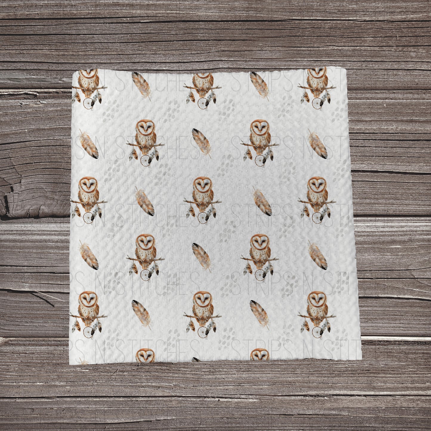 Owls  **EXCLUSIVE PRINT** | Fabric Strip | Bow Making | Scrunchie | Headwrap