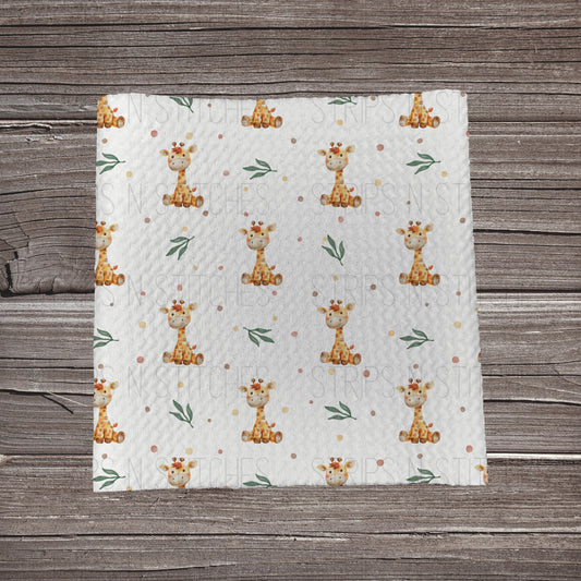 Baby Giraffe  **EXCLUSIVE PRINT** | Fabric Strip | Bow Making | Scrunchie | Headwrap