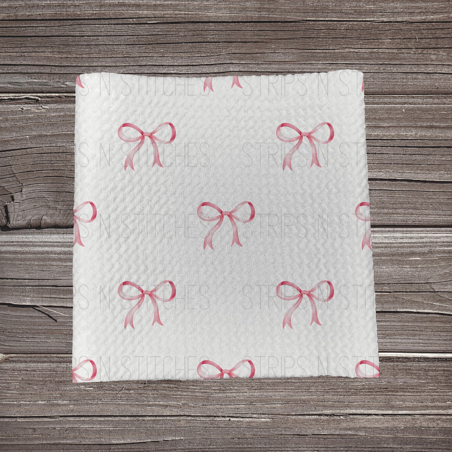 Simple Pink Bows **EXCLUSIVE PRINT** | Fabric Strip | Bow Making | Scrunchie | Headwrap