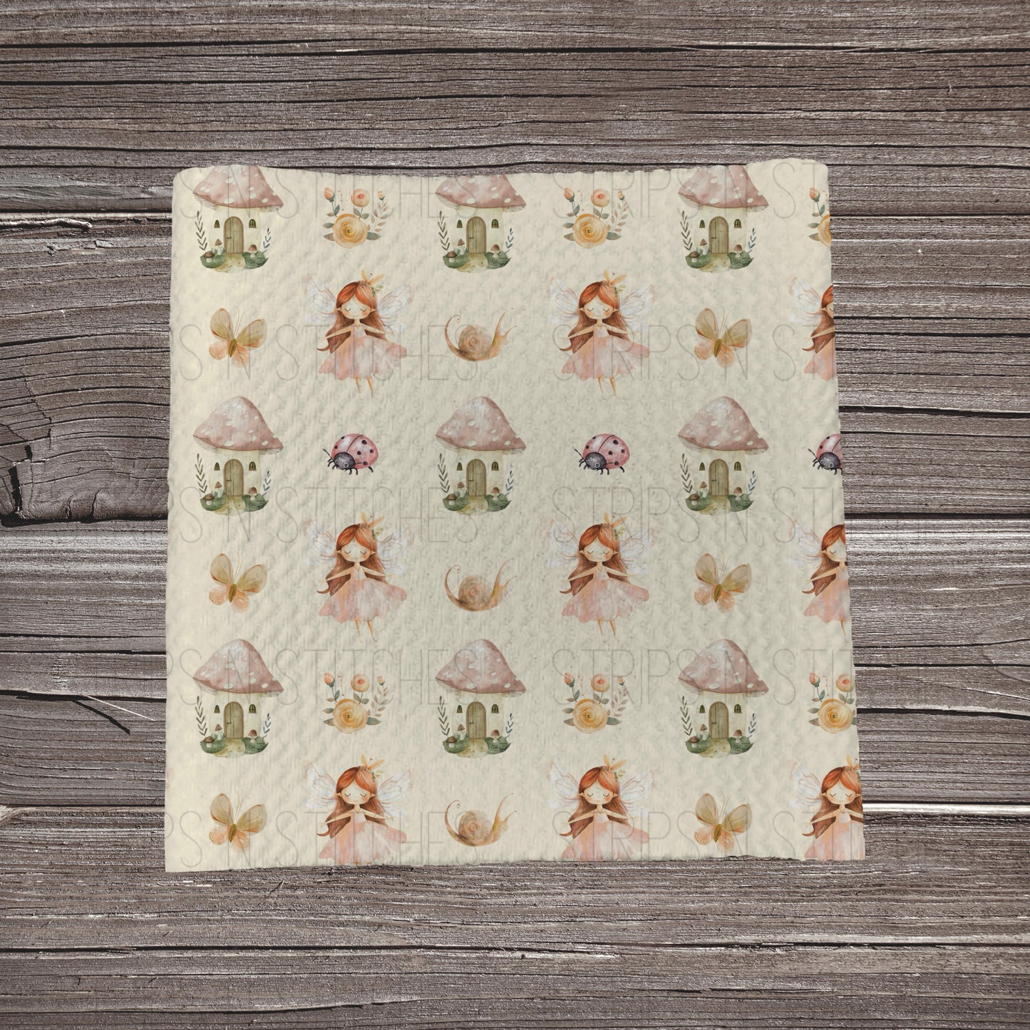 Woodland Fairies **EXCLUSIVE PRINT** | Fabric Strip | Bow Making | Scrunchie | Headwrap