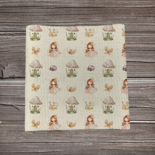 Woodland Fairies **EXCLUSIVE PRINT** | Fabric Strip | Bow Making | Scrunchie | Headwrap