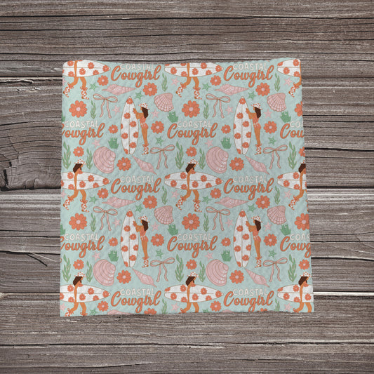 Coastal Cowgirl | Bullet Fabric Strip | Bow Making | Scrunchie |