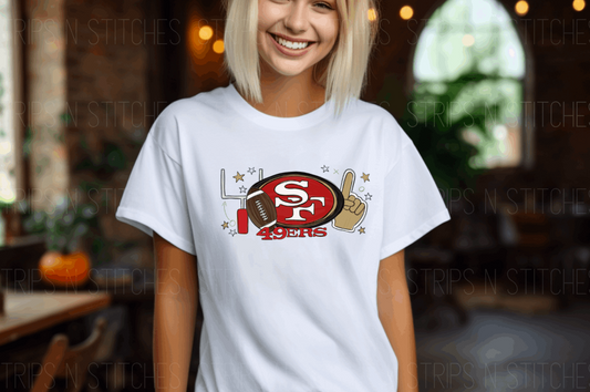 2023 NFL- 49ers | Sublimation Transfer | Create your own Shirt