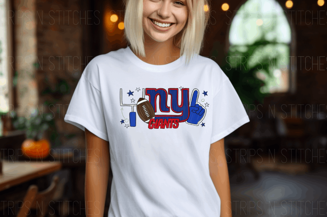 2023 NFL- Giants | Sublimation Transfer | Create your own Shirt