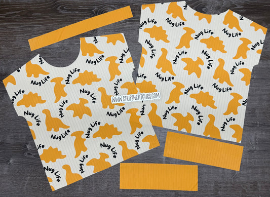 Ready to Sew Pre-Cut Boxy T-Shirt Up to Size 8