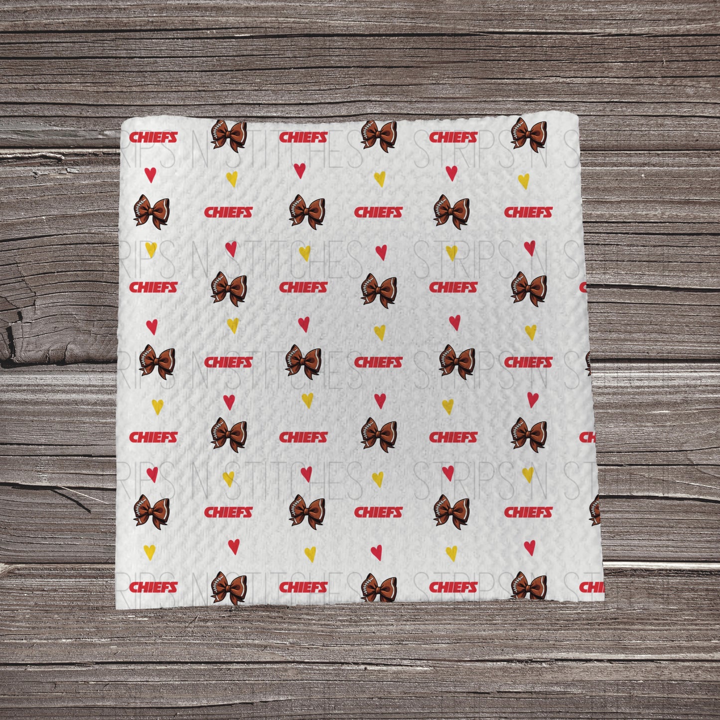 Dainty Bows & Football | All 32 Teams Available | Fabric Strip | Bow Making | Scrunchies | Headwraps