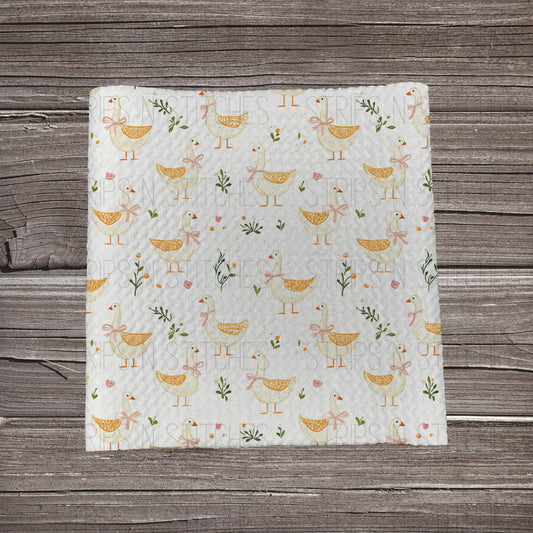 Geese with Bows | Fabric Strip- Bow Making- Headwrap- Scrunchies