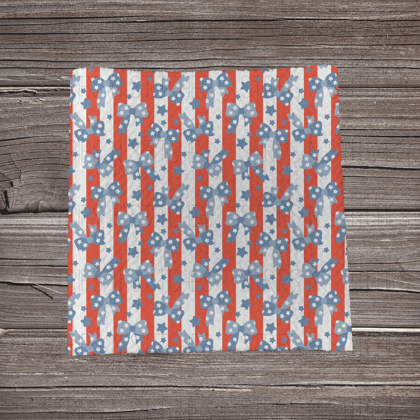Red, White & Bows | Fabric Strip- Bow Making- Headwrap- Scrunchies