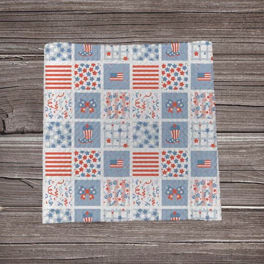 Red, White & Preppy Checks | Fabric Strip- Bow Making- Headwrap- Scrunchies