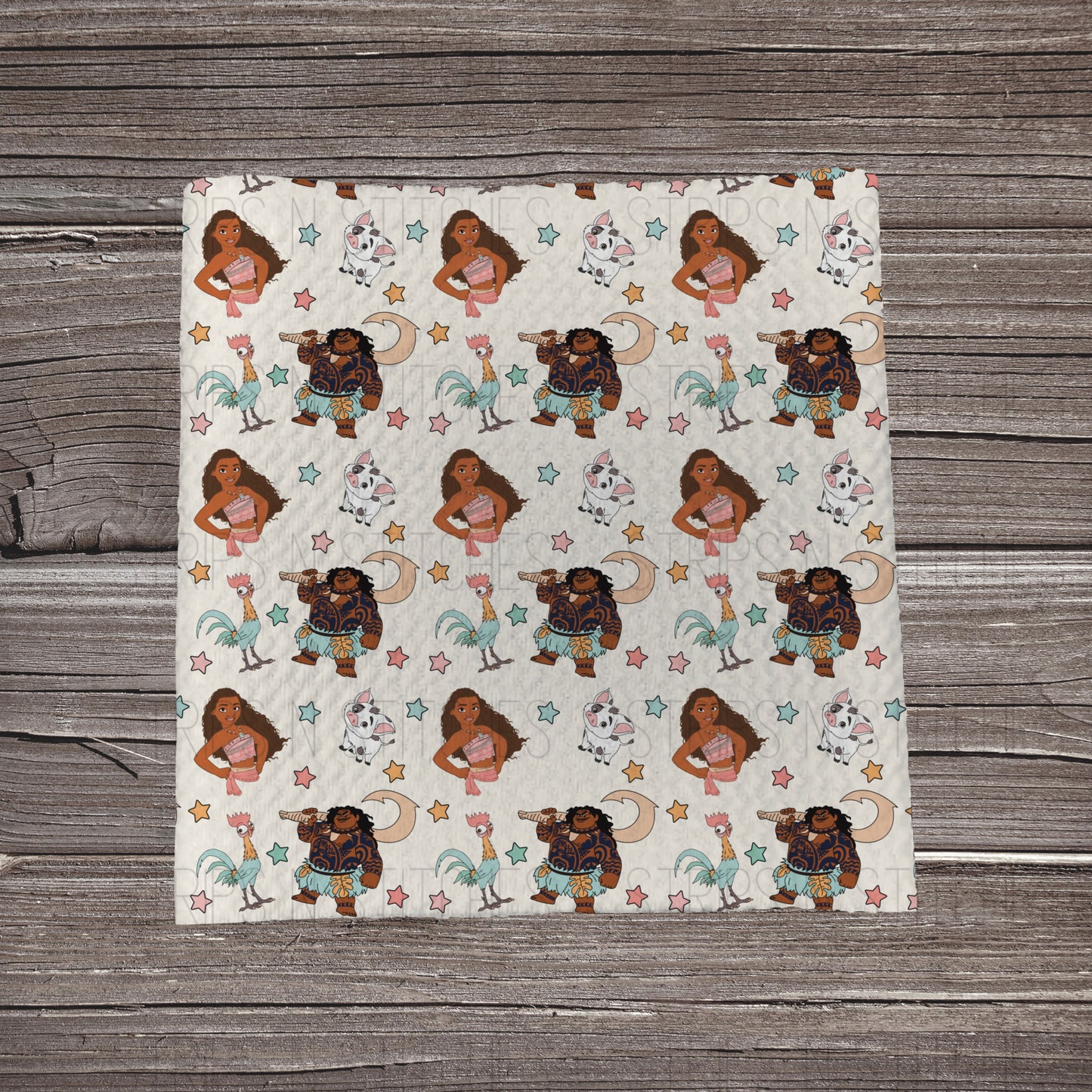 Muted Moana Scatter | Fabric Strip- Bow Making- Headwraps- Scrunchies