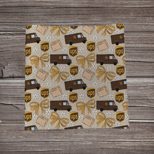 Brown Truck Delivery- Bows & Flowers | Bullet Fabric Strip | Bow Making | Scrunchie | Headwraps