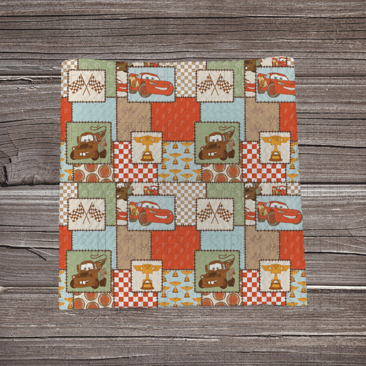 Radiator Springs Patchwork | Fabric Strip- Bow Making- Headwrap