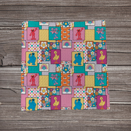 Raised on the Street Patchwork | Fabric Strip- Bow Making- Headwrap